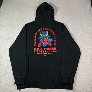 Kill Crew Black Hoodie 2XL Fighter Club Porrada